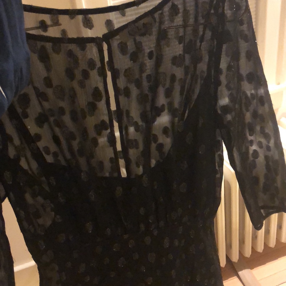 Sheer Black Isla Cocktail Dress